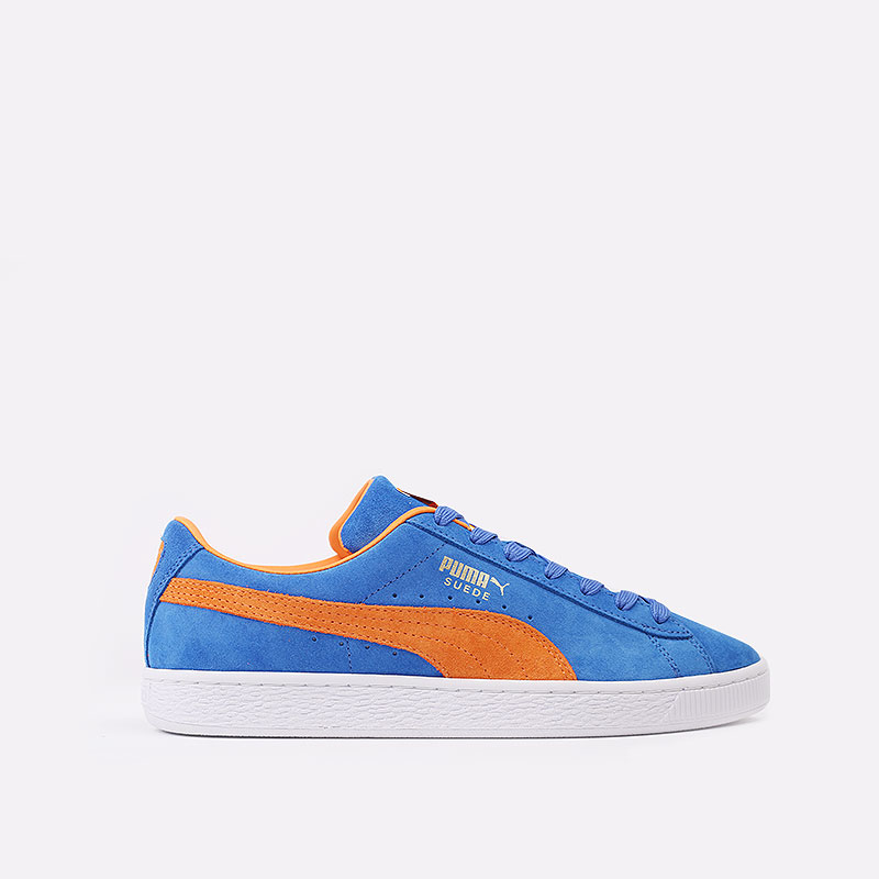 мужские синие кроссовки PUMA Suede Teams 38016801 - цена, описание, фото 1